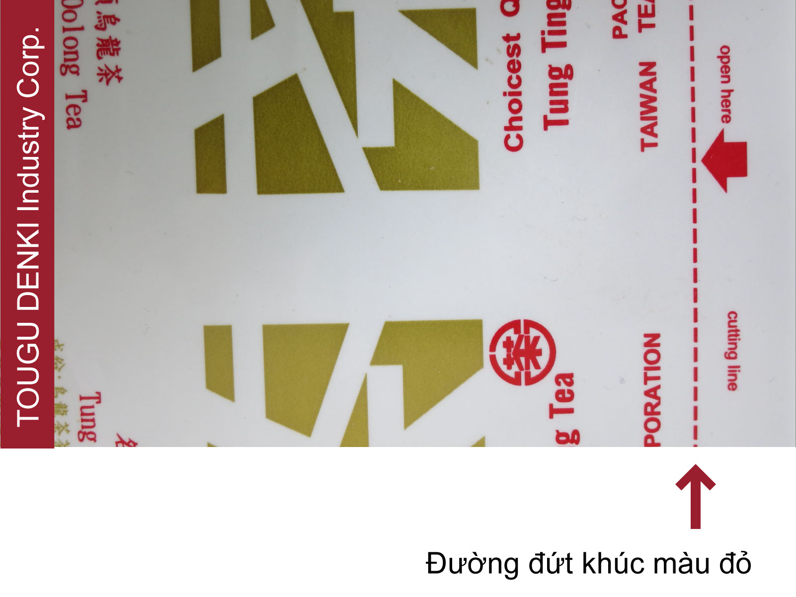 Đường đứt khúc màu đỏ Đường đứt khúc màu đỏ